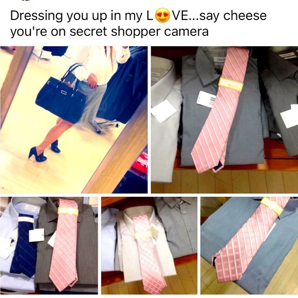 Love All Serve All Tie:Worn at Breast Cancer Awareness Campaign